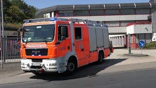 [Gong & Durchsage] B-Dienst, C-Dienst, Löschzug, Doppel-RTW und NEF der Berufsfeuerwehr Remscheid