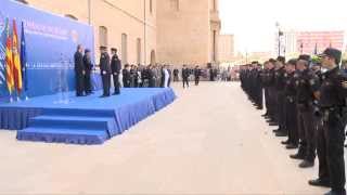 Alberto Fabra asiste al primer acto que conmemora el Día de la Policía de la Generalitat