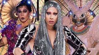 All of Pangina Heals Runway Looks Drag Race UK vs The World