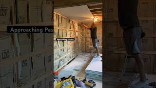 Drywall ceiling install. #diy #drywall #homeownership #ceiling #homerenovation #2024 #santabarbara