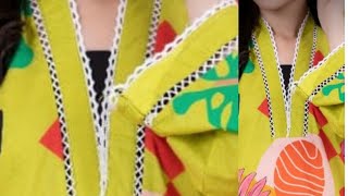 How to Cut and Stitch neckline of Flexible fabric | لچکدار  کپڑے پر پٹی والا گلا بنانے کا نیا طریقہ