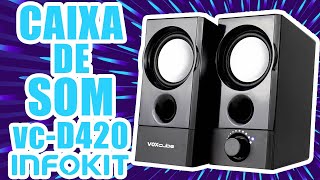 Caixa De Som Para Pc - Vox Cube Infokit - Vc-D420