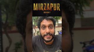 Mirzapur Season 3 Review #shorts #mirzapur