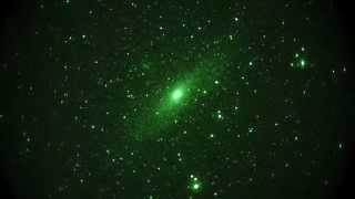 M31 Andromeda Galaxy @ 8X thru Night Vision & Sony A7S