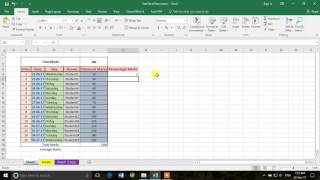 Learn Excel Part 04   Basic Formulae; Addition, Division, Multiplication, Percentage, Average, Min,