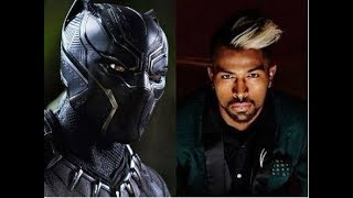 HARDIK PANDYA IN - BLACK PANTHER