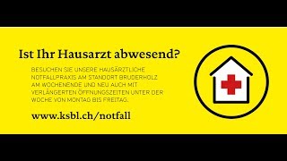 Ihre Hausärztliche Notfallpraxis am Standort Bruderholz