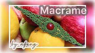 Macrame by Afeng: Macrame Bracelet | Retro Style Bracelet｜编绳｜手链｜DIY| Follow me step by step202033