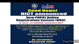 PNPKI ONLINE REGISTRATION USING DEPED COMMONS | SIMPLE STEPS