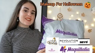 PALETTE 🎨PER HALLOWEEN SUL SITO MAQUILLALIA + REGALI GRATIS 😲🛍️