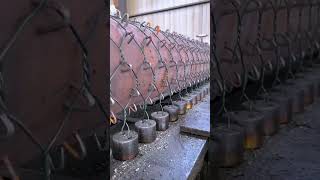 Wire mesh braiding mold  #fencing