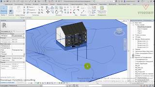 [Урок Revit Генплан] Материал топоповерхности и область поверхности