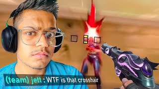 NAUGHTY CROSSHAIRS in Valorant | EVERY KILL,CROSSHAIR CHANGES CHALLENGE`