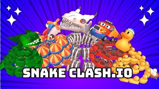 Snake Clash Big Long Snake - All Bosses ( All Serpent)