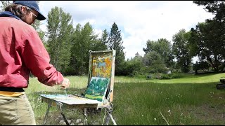 Plein Air Painting: Full Demonstraion, Summer Shadows