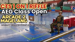 Event Nasional CTS 1 ON 1 RIFFLE Open || AEG Class ARCADE 2 MAGELANG #airsoft #ar15 #m416 #cts