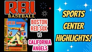 RBI Baseball (NES): Highlights of '86 Red Sox vs '86 Angels!