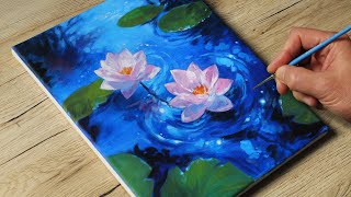 Lotuses Acrylic Painting / Vadym art