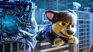 ALL the BEST Scenes with CHASE | Paw Patrol Movies Compilation 🌀 4K