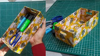 Membuat Kotak Penyimpanan Panjang - DIY Mini Storage Box