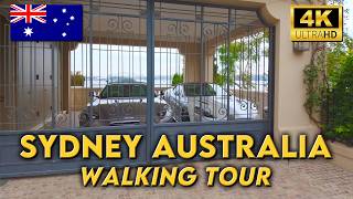 WALKING AROUND POINT PIPER SYDNEY | MOST EXPENSIVE STREET in Australia | 4K UHD Video Walk