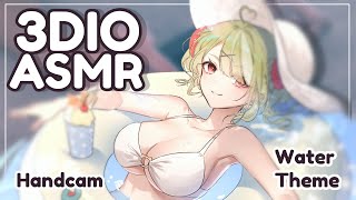 【3DIO ASMR】Vtuber Handcam | Water theme triggers to relax🌙