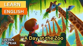 A Day at the Zoo learn english through story |improve English speaking skill everyday |learn English