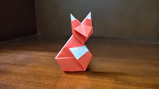 Origami Fox Easy - How To Make A Paper Fox Easy Step By Step