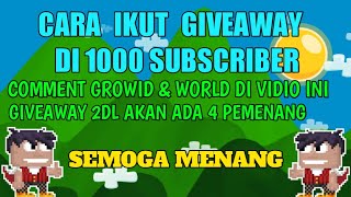 GIVEAWAY 1000 SUBSCRIBER ✌️