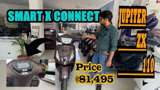 Tvs Jupiter ZX 110  2022 (Bluetooth Smart xConnect) Price @81,495