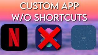 MAKE CUSTOM APPS OPEN DIRECTLY (no shortcuts popup! ) | IOS 14