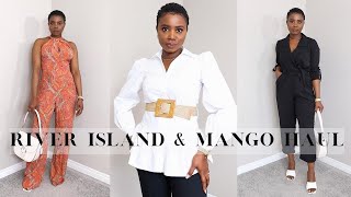 RIVER ISLAND AND MANGO HAUL | NEW IN SPRING CLOTHING HAUL 2022 | TREASURE HANSON