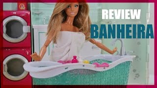 Barbie Review -  Móveis da Barbie 2015 - Banheira