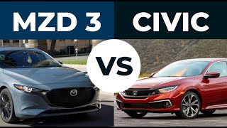 MAZDA 3 vs HONDA CIVIC [COMPARATIVA 2021]