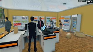 super mercado ta lotado vendendo bastante Supermarket Simulator