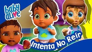 Baby Alive Intenta No Reír ❌ (Español Latino) Bebés Llorones 💦 En Español 🌈 Dibujos Animados 💕