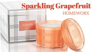 Sparkling Grapefruit 🍊 from Homeworx 🍊 candle review