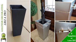 From Outdoor Flower Pot To An Indoor Glam Umbrella  Holder - No More Wet Floors!