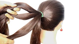 Easy Juda Hairstyles For Girls | Hairstyle For Saree | Bun Hairstyle Messy | Hair Style Girl Easy