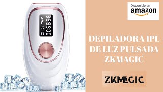 Depiladora de Luz Pulsada IPL ZKMAGIC , Dispositivo Profesional con función de enfriamiento