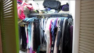 OrganizeFreak #8: Updated Closet Tour/Organization