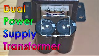 How to make Dual Power Supply Transformer Simple for Amplifiers