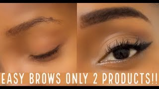 Get Perfect Brows ONLY 2 Products | Easy Eyebrow Tutorial For Beginners