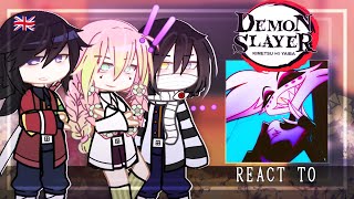 Hashiras react to Angel Dust | Hazbin Hotel | Demon Slayer | Gacha Club