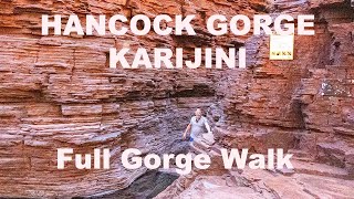 Hancock Gorge in Karijini, Western Australia : Full Gorge Walk