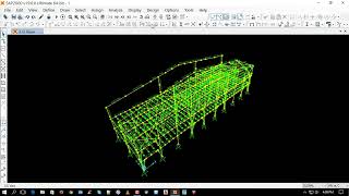 sap2000 v19 design steel structure building 02