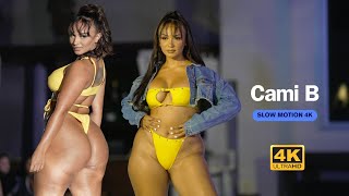 Camila Bernal in Bikini SLOW MOTION 4k | Art Basel Miami /Fusion Fashion Events 2023