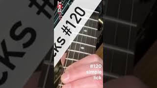 SIMPLE LICK 120 #guitar #lesgitar #guitarist #belajargitardasar