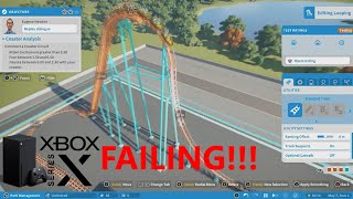 Trying The Coaster Builder In Planet Coaster Console Edition on the Xbox Series X!