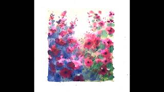 Come & Paint A Watercolour Meadow!